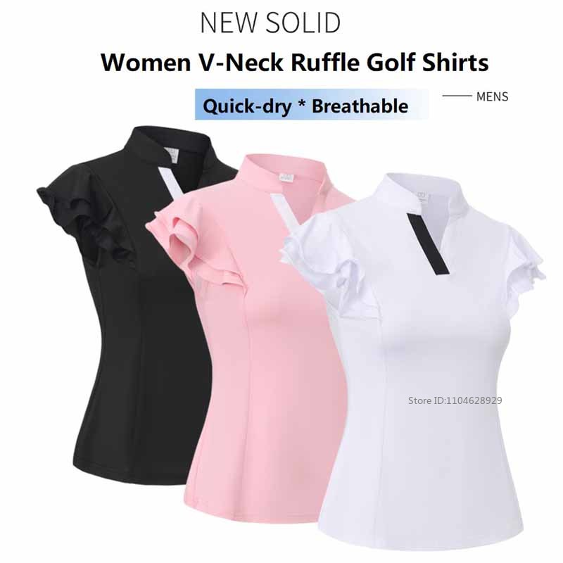 Golf Equipment Women - Women Golf Clothing Summer Ruffle Fly