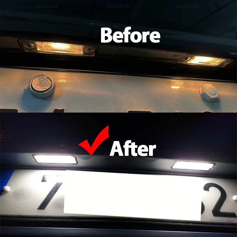 1pc 12V Car LED License Plate  - Golf Equipment And Accessories recension och pris