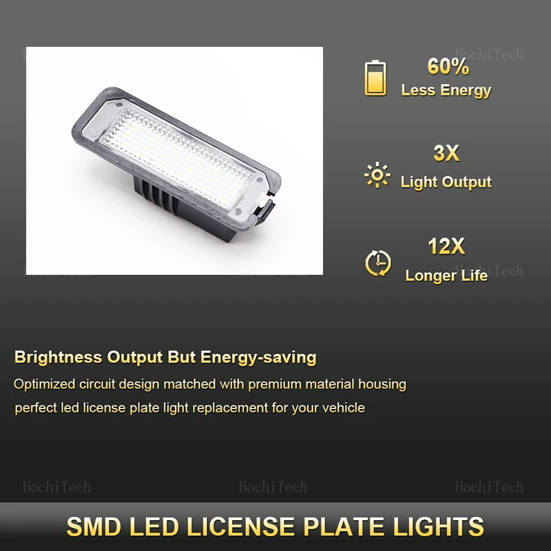 1pc 12V Car LED License Plate  - Golf Equipment And Accessories recension och pris