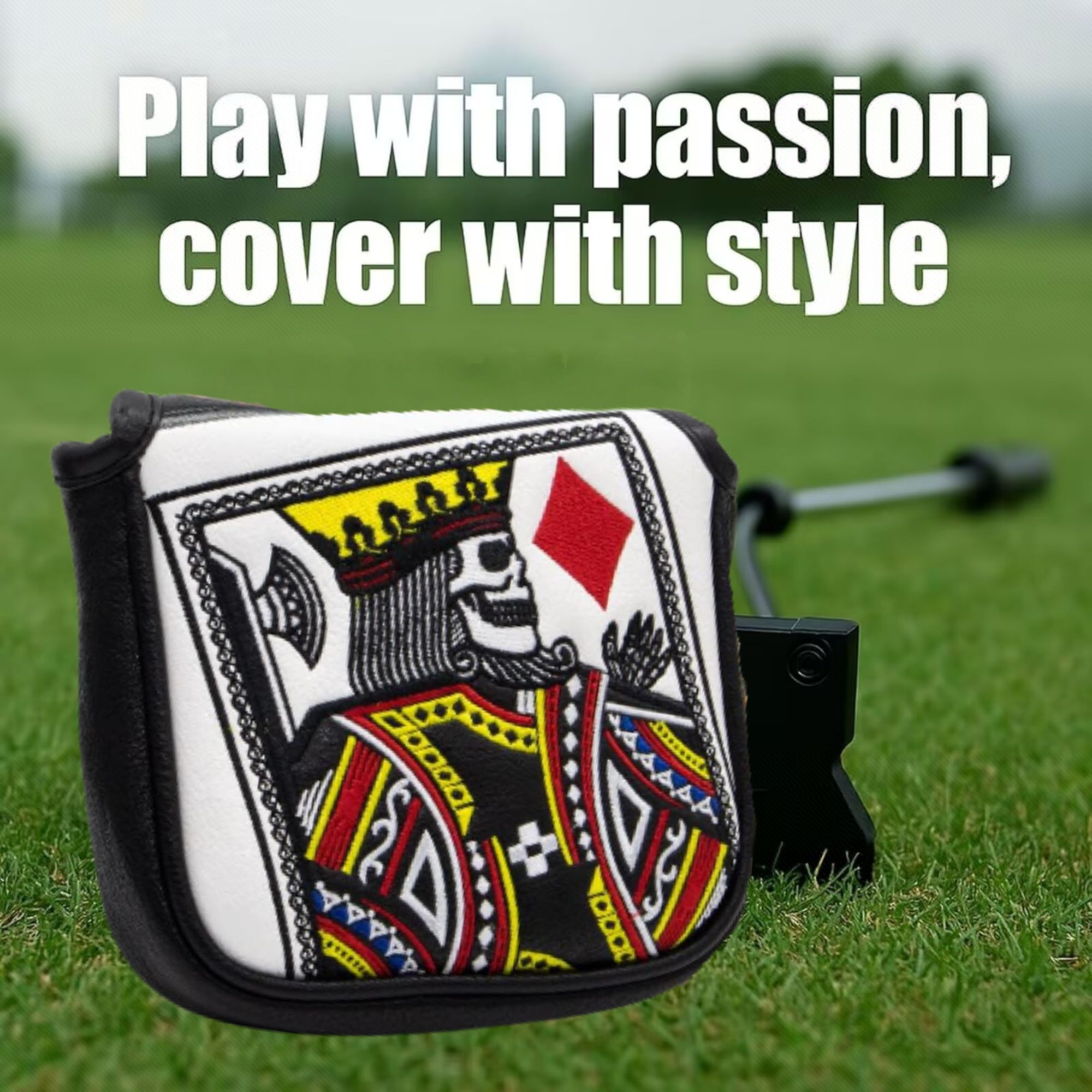 King Of Hearts Embroidered Mal - Golf Equipment And Accessories recension och pris