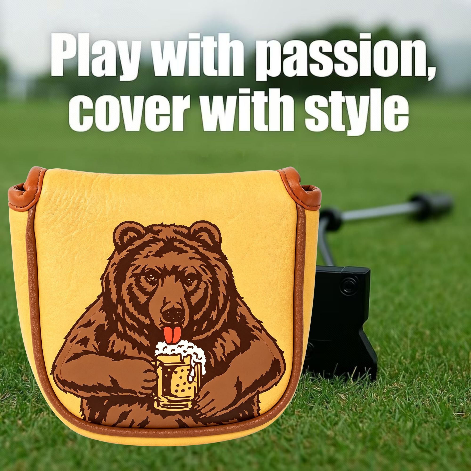 Skull Embroidered Golf Mallet  - Golf Equipment And Accessories recension och pris