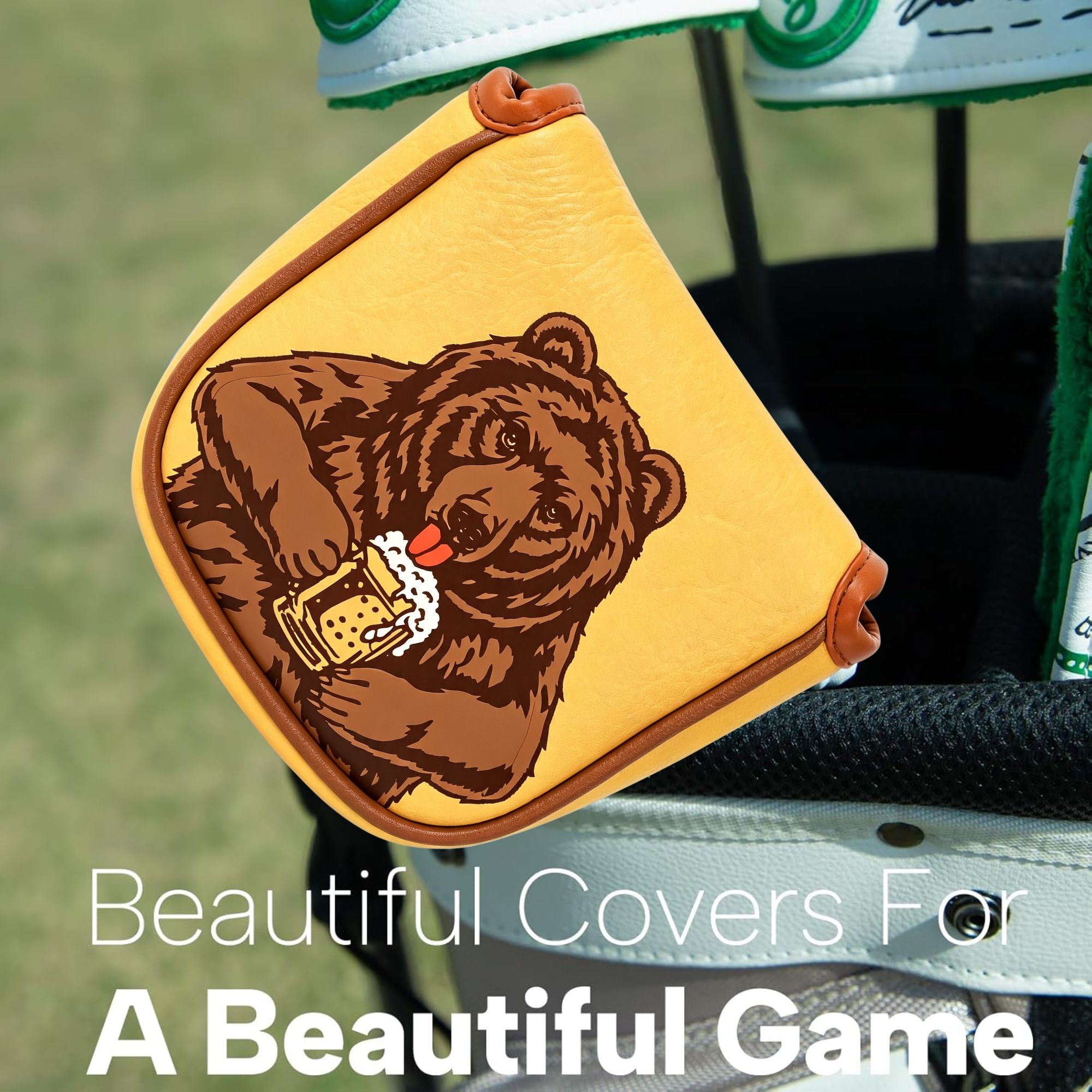 Skull Embroidered Golf Mallet  - Golf Equipment And Accessories recension och pris