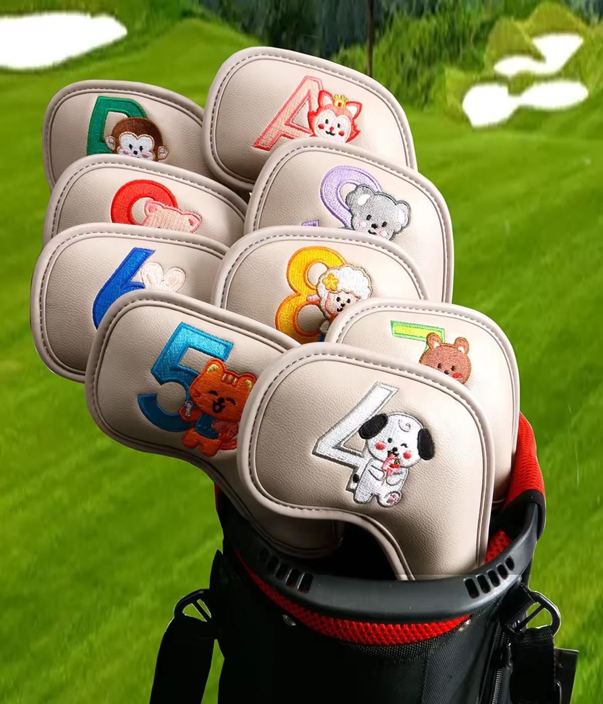 9Pcs Cute Cartoon Animal Golf  - Golf Equipment And Accessories recension och pris
