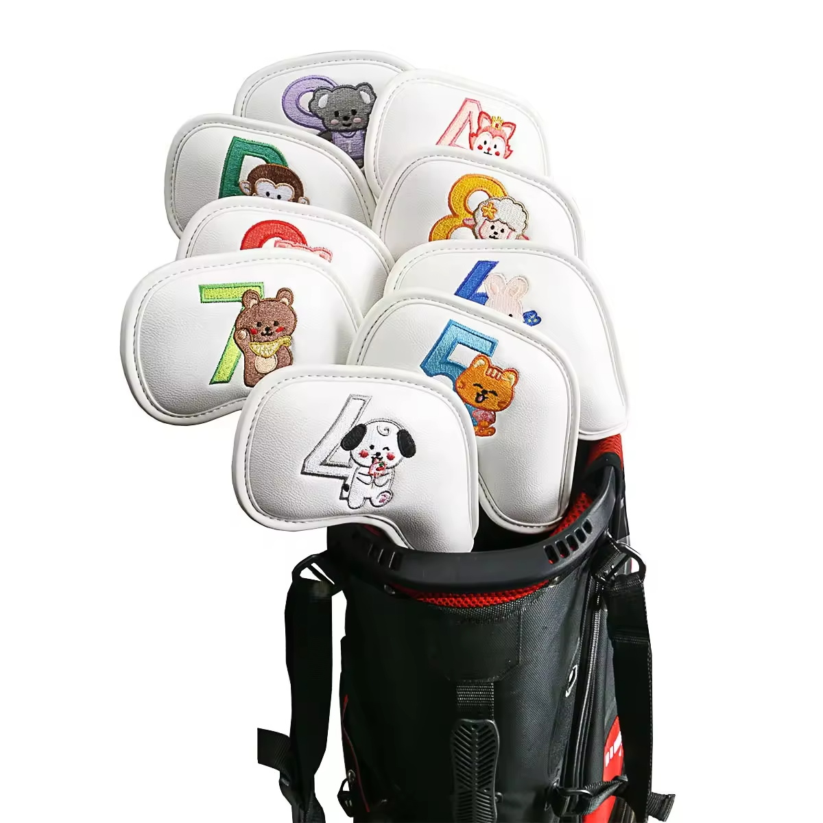 9Pcs Cute Cartoon Animal Golf  - Golf Equipment And Accessories recension och pris