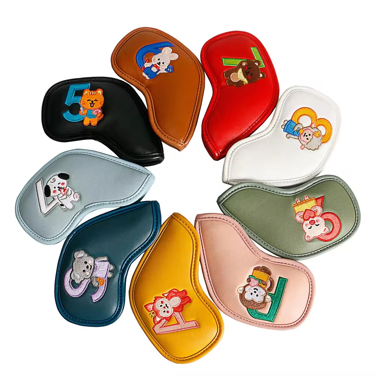 9Pcs Cute Cartoon Animal Golf  - Golf Equipment And Accessories recension och pris